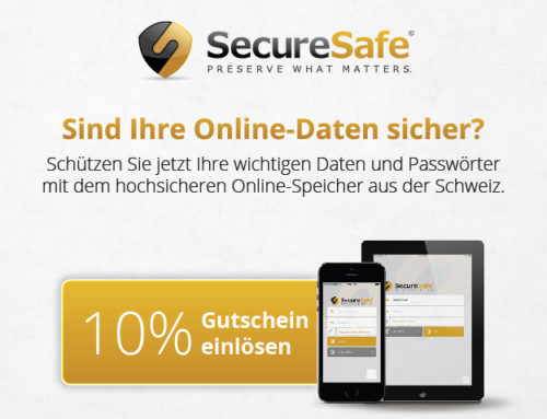 SecureSafe – bis zu 100€ sparen