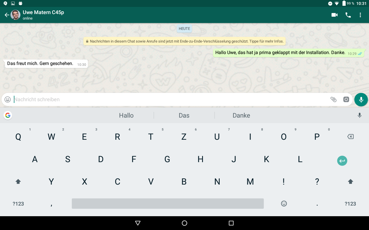 Whatsapp auf tablet installieren deutsch in Incheon