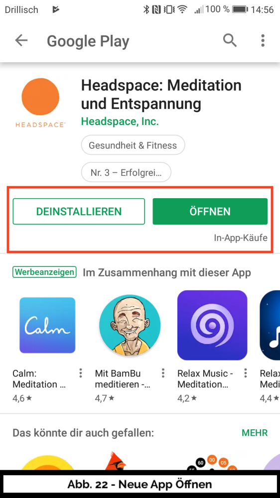 Abb 22 - Play Store Neue App oeffnen